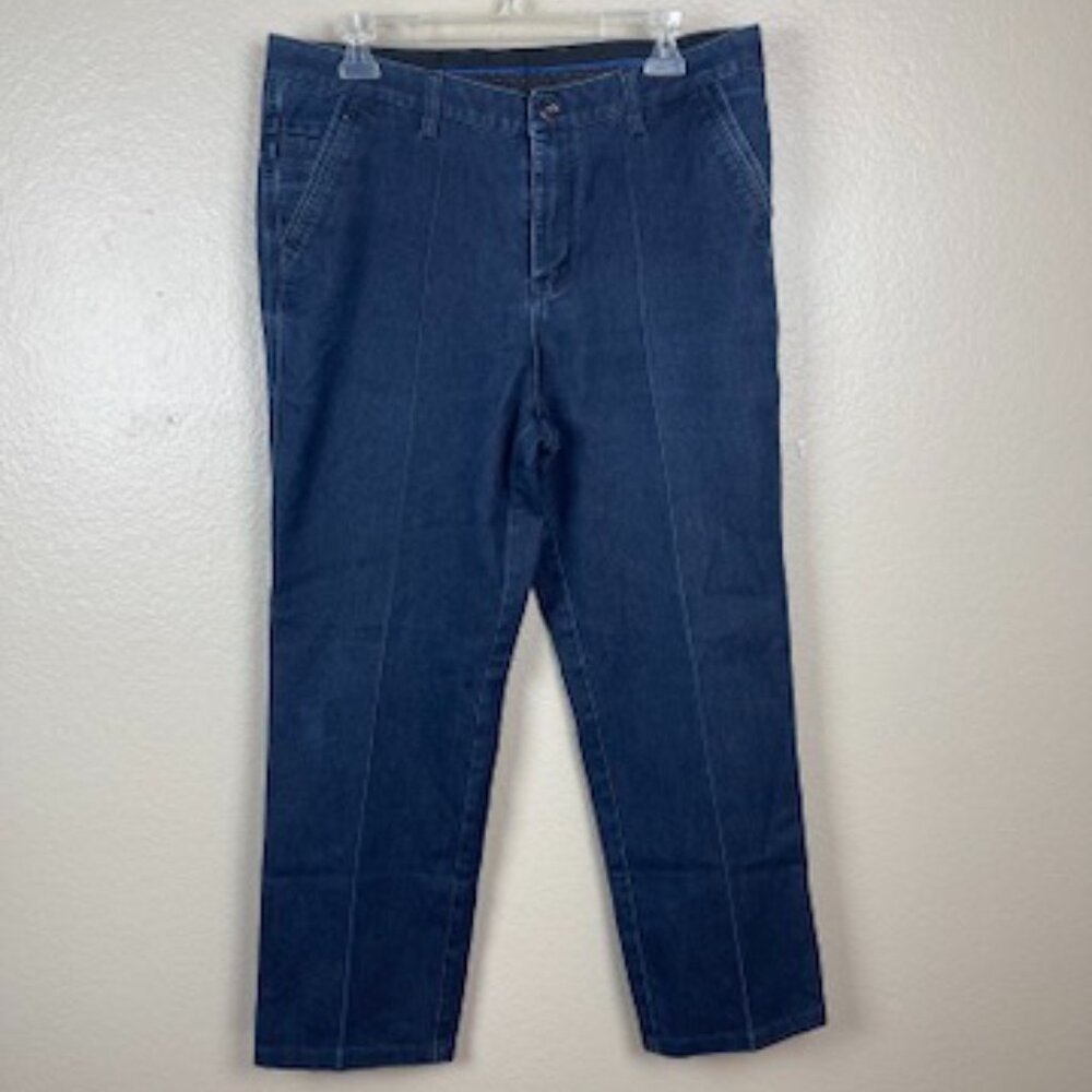 Vintage Pierre Cardin Wide Leg Crop Dark Wash Jeans Sz. 34